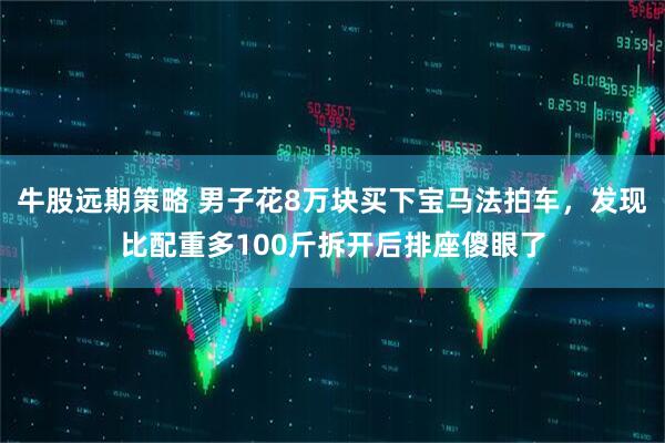 牛股远期策略 男子花8万块买下宝马法拍车，发现比配重多100斤拆开后排座傻眼了