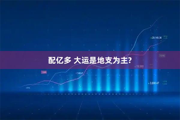 配亿多 大运是地支为主?